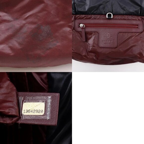 CHANEL Cococoon Handbag A48610 Small tote reversible black Nylon Women - Picture 13 of 14